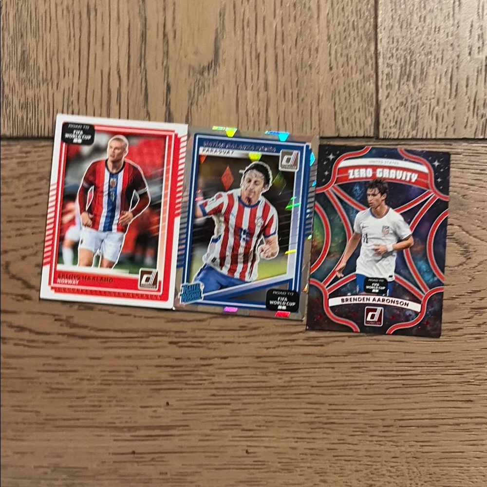 Russ Soccer Trading Card - Red & White Player Card